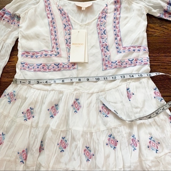 Rococo‎ Sand Paloma White Embroidered Dress - Picture 10 of 16